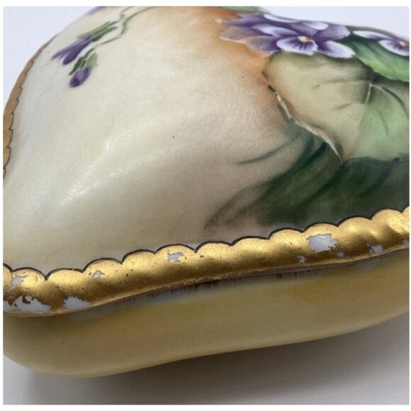 3 lot: Limoges Hand Painted Trinket Box, Decoline NY Lidded Box, & Lacquered - Picture 13 of 16